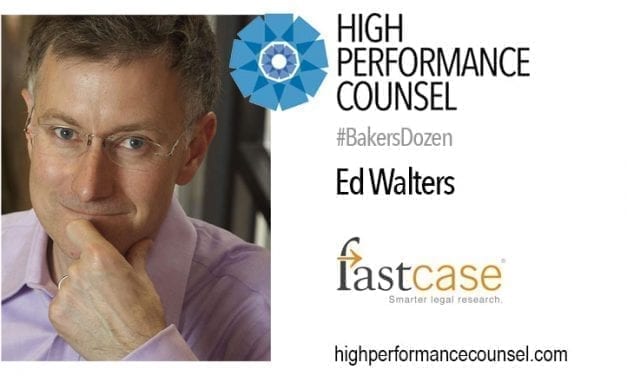 FastCase CEO Ed Walters Discusses Modern #LegalLeadership