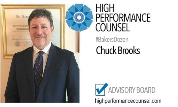 On #BakersDozen: Chuck Brooks In Interview With High Performance Counsel