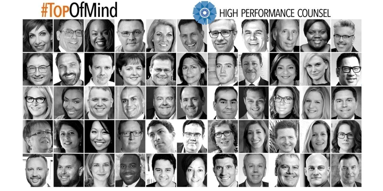 #TopOfMind: “Storm Rising” in the Modern Legal Industry – presented by High Performance Counsel